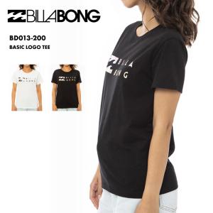 BILLABONG/ビラボン レディース Tシャツ BASIC LOGO TEE 2023 SPRING 半そで 半袖 春夏 体型カバー 大きめ ブランド BD013-200｜oc-sports