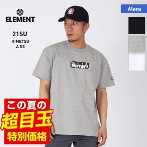 【SALE】 ELEMENT/エレメント メンズ 半袖 半そで Tシャツ 鬼滅の刃 ティーシャツ カジュアル ロゴ プリント クルーネック トップス BB022-287｜oc-sports