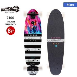 SECTOR 9/セクターナイン スケートボード コンプリートデッキ クルーザーデッキ ロングボード 完成品 スケボー SPLASH SNAPBACK