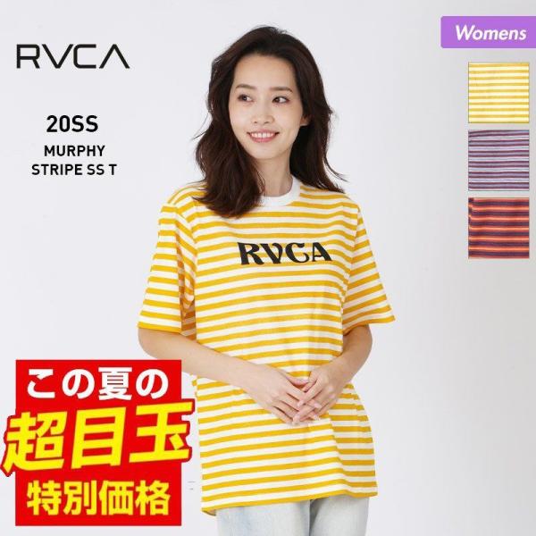 【SALE】 RVCA/ルーカ レディース 半袖 半そで Tシャツ ティーシャツ トップス ロゴ B...