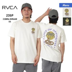 RVCA/ルーカ メンズ 半袖 半そで Tシャツ ティーシャツ トップス クルーネック ロゴ バックプリント BD041-240｜oc-sports