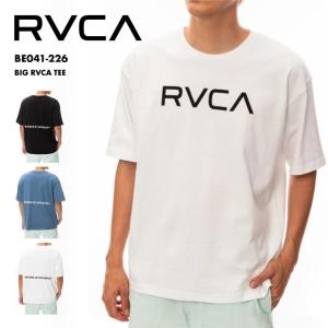 RVCA/ルーカ メンズ 半袖 Ｔシャツ BIG RVCA TEE 2024 SPRING オーバーサイズ 大きめサイズ クルーネック ビッグ ブラック BE041-226｜OC SPORTS ヤフー店