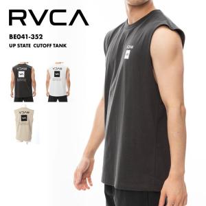 RVCA/ルーカ メンズ タンクトップ Ｔシャツ UP STATE CUTOFF TANK 2024 SPRING ノースリーブ タンクトップ 袖なし 袖なし BE041-352｜oc-sports