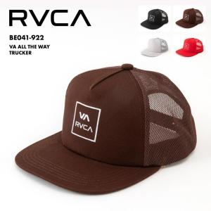 RVCA/ルーカ メンズ メッシュ キャップ VA ALL THE WAY TRUCKER 2024 SPRING ジェットキャップ 深め 通気性 ブラック グレー BE041-922｜oc-sports