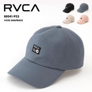 RVCA/ルーカ メンズ キャップ VICES SNAPBACK 2024 SPRING ベースボールキャップ 深め カーブバイザー サイズ調整 BE041-923｜oc-sports