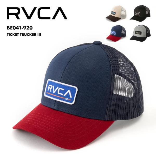 RVCA/ルーカ メンズ メッシュ キャップ TICKET TRUCKER III ベースボールキャ...