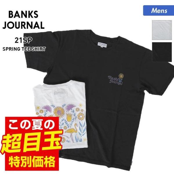 【SALE】 BANKS JOURNAL/バンクスジャーナル メンズ 半袖 半そで Tシャツ ティー...