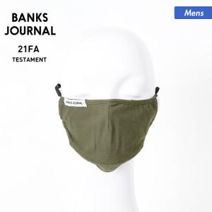 BANKS JOURNAL/バンクスジャーナル メンズ マスク 布マスク フィルターポケット付き 飛沫防止 ファッションマスク AX0038｜oc-sports