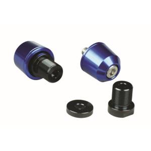 在庫有り POSH ポッシュ ソリッドバーエンドカワサキ純正ハンドルM17タイプ ブルー ZX-10...