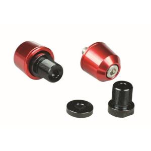 在庫有り POSH ポッシュ ソリッドバーエンドカワサキ純正ハンドルM17タイプ レッド ZX-10...