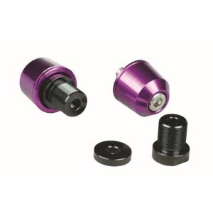 在庫有り POSH ポッシュ ソリッドバーエンドカワサキ純正ハンドルM17タイプ ブルーベリー ZX...