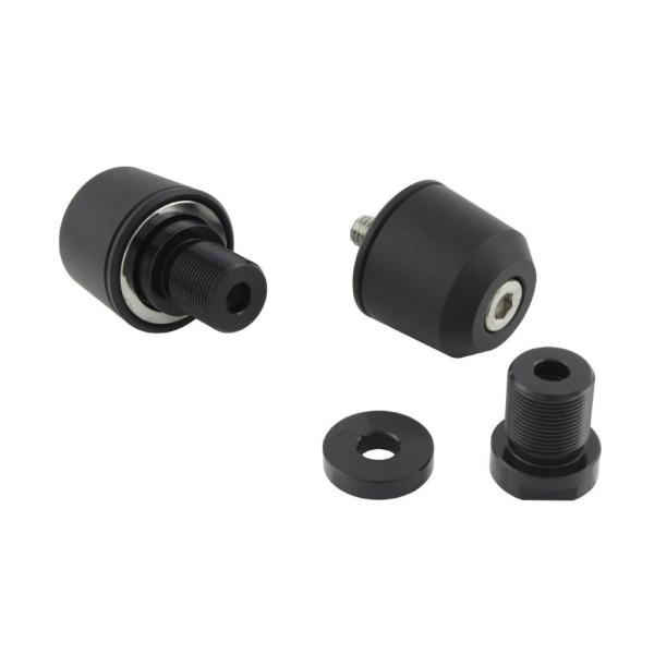 在庫有り POSH ポッシュ ミドルウェイトバーエンドカワサキ純正ハンドルM17タイプ マットブラッ...