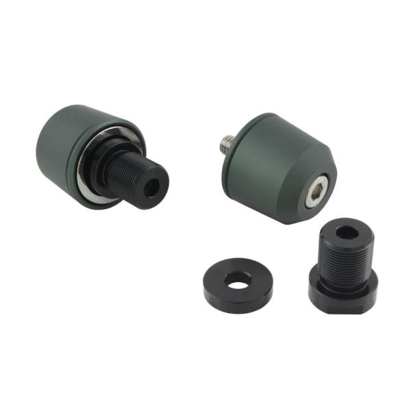 在庫有り POSH ポッシュ ミドルウェイトバーエンドカワサキ純正ハンドルM17タイプ マットグレー...