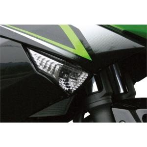 要納期確認 SPタケガワ フロントウインカーレンズ スモーク Ninja400R／ER-4n／ER-...