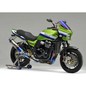 ZRX1200 DAEG FRC チタン フルエキゾーストマフラー S-UPタイプ 1本出し K-FACTORY ケイファクトリー 152KKBABBG0000｜occrooms