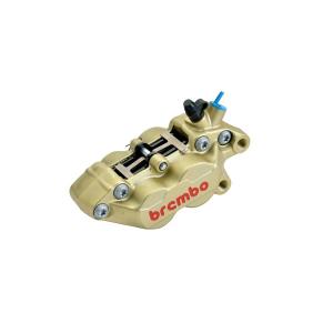 Brembo Axial 4Pキャリパー GLD キャスト P40 30/34 右用40mmピッチ/赤