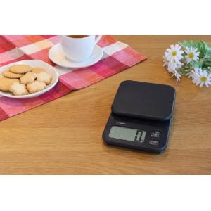 dretec ドリテック デジタルスケール「エクレ」３ｋｇ　コンパクトなのに大画面 KS-839BK