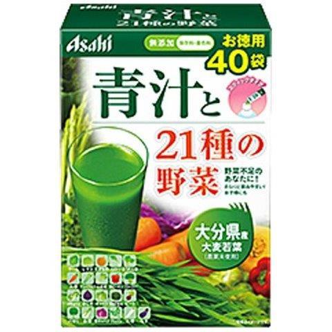 アサヒグループ食品 Asahi Group Foods アオジルト21シュノヤサイ40フクロ 青汁と...