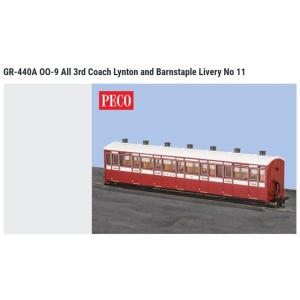 正規品 KATO カトー code80 OO-9 ＆B鉄道 3等車 インディアンレッド 11 PEC...