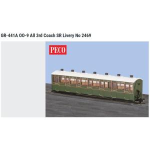 正規品 KATO カトー code80 OO-9 ＆B鉄道 3等車 サザン鉄道グリーン2469 PE...