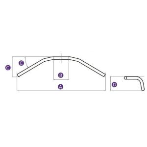 要納期確認 ACTIVE アクティブ ROAD スチールハンドル [ロータイプ] ブラック 6080...