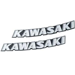 Kawasaki w650 タンク　純正　エンブレム、ニーパット付属 カワサキ（Kawasaki） カワサキ純正部品 タンクエンブレム : OCCroom's
