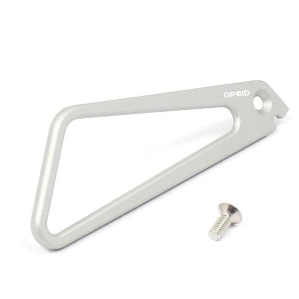 モンキー125(JB02・JB03) OPMID CNC フロントホースガイド シルバー オプミッド...