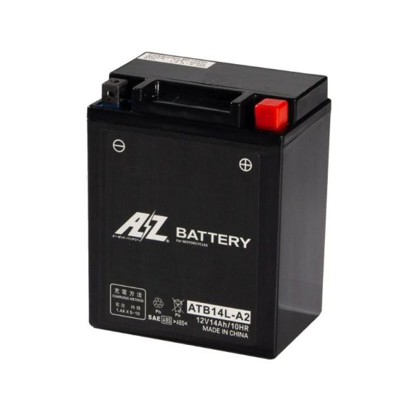 AZ AZ バッテリー AZ 2輪バッテリー液入充済 - ATB14L-A2-SMF