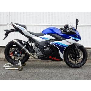 WR’S ダブルアールズ マフラー ラウンド・カーボンサイレンサー スリップオン GSX250R B...