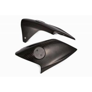 YAMAHA MT-09/SP 2021- エアダクトカバー 左右セット ドライカーボン (仕様:平...