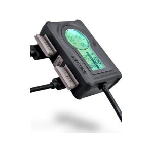 在庫有り デイトナ バイク用 USB電源 電圧計/電波時計/気温計付き USB-A+C PD3.0対...