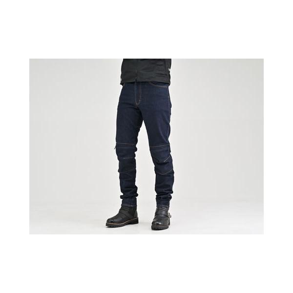 在庫有り デイトナ ライディングパンツ 薄型プロテクター(ヒザ)付属 CEレベル1 16oz DB-...