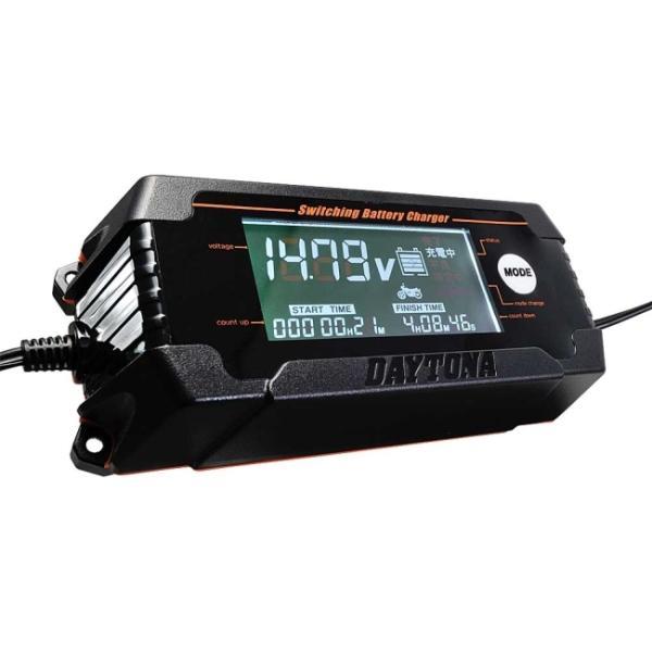 在庫有り DAYTONA デイトナ 【 ディスプレイ】 バッテリーチャージャー自動で充電をストップ ...
