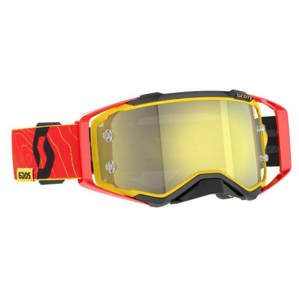 SCOTT スコット プロスペクトゴーグル 6デイズ 2024 スペイン レッド/イエロー/イエロー...