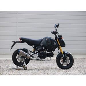 WR’S ダブルアールズ HONDA ホンダ GROM (21-23) 2BJ/8BJ-JC92 フルエキゾーストマフラー ショートオーバル/ソリッドチタンサイレンサー LK1180JM