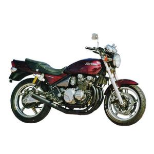 M-TEC中京 エムテック中京 ハンドメイドショート管 ZEPHYR400 鉄フランジ BK 二曲 ...