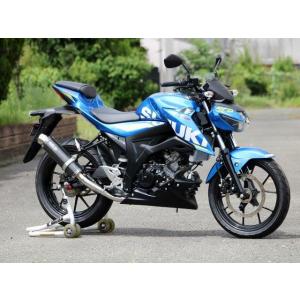 GSX-S125/GSX-S150ラウンド/カーボンサイレンサー フルエキゾースト  WR’S ダブ...