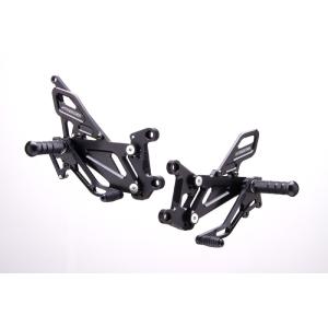 YAMAHA YZF-R1(07-08) STRIKER ステップキット ブラック アルマイト仕様 ...