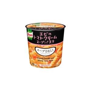 〔まとめ買い〕味の素 クノール スープDELI エビのトマトクリームパスタ 41.2g×24カップ（6カップ×4ケース）〔代引不可〕｜oceaniaclub