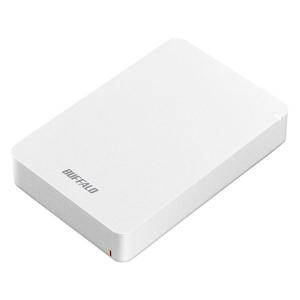 USB3.1（Gen.1）対応 耐衝撃ポータブルHDD 4TB ホワイト HD-PGF4.0U3-GWHA