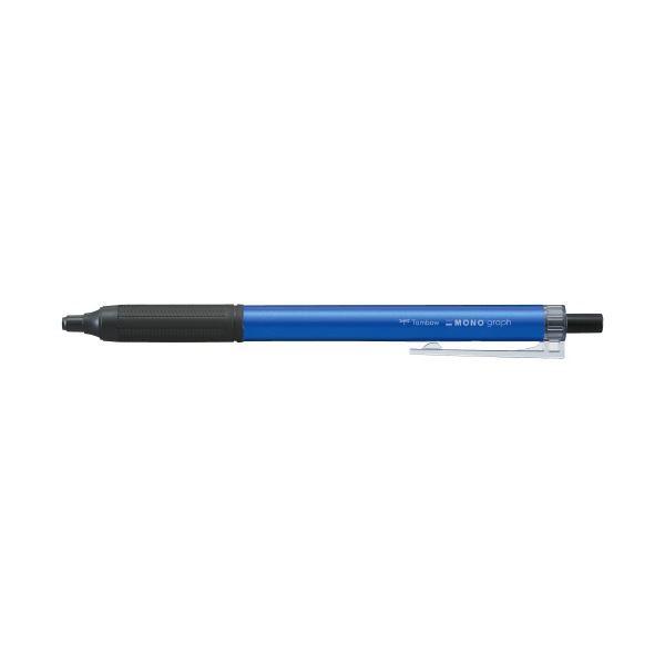 (まとめ) トンボ鉛筆 油性BPモノグラフL05 インク色黒/ライトブルー軸 BC-MGLE43 〔...