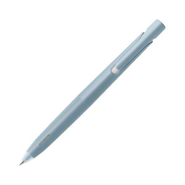 （まとめ）ゼブラ 油性ボールペン ブレン0.5mm 黒 (軸色：ライトブルー) BAS88-LB 1...