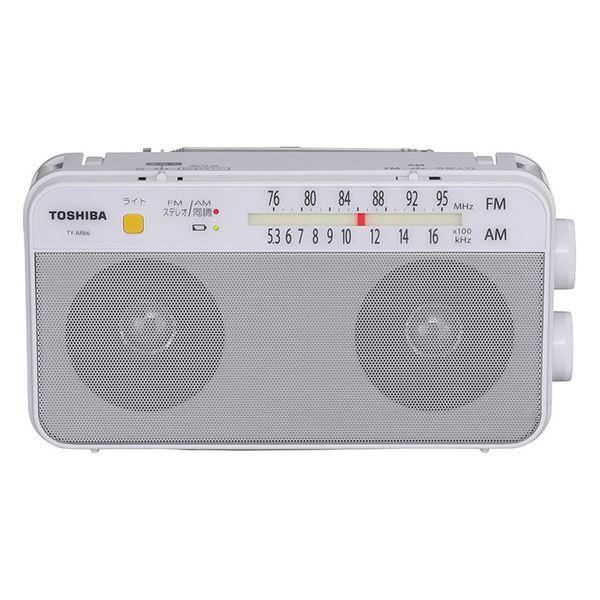 東芝 FM/AMステレオホームラジオ (ホワイト) TY-AR66(W)