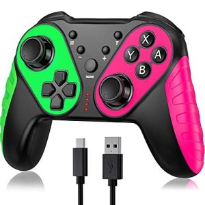 Switch コントローラー switchに対応 連射機能搭載 スイッチ コントローラー 無線 Switch に適用 ジャイロセンサー搭載 switc