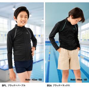 スクール水着女子 ラッシュガード キッズ 長袖...の詳細画像3
