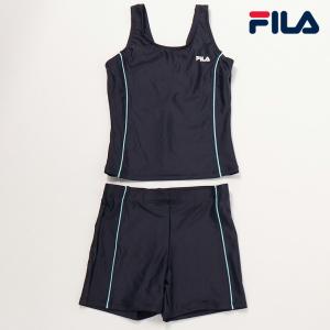 フィラ 女児スクールタンキニ水着 キッズ 女の子 セパレートタイプ サイズ140cm以上カップ差し込み口あり KIDSアウトレット