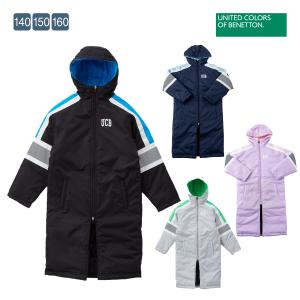 BENETTON ベネトン KIDS キッズ ユニセックス ベンチコート ブラック 140841