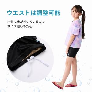 スクール水着 キッズ 女子 Tシャツ付き 女の...の詳細画像5