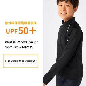 ラッシュガード キッズ スクール水着 フードな...の詳細画像4