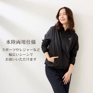 レディース 長袖 ラッシュガード UVパーカー...の詳細画像2